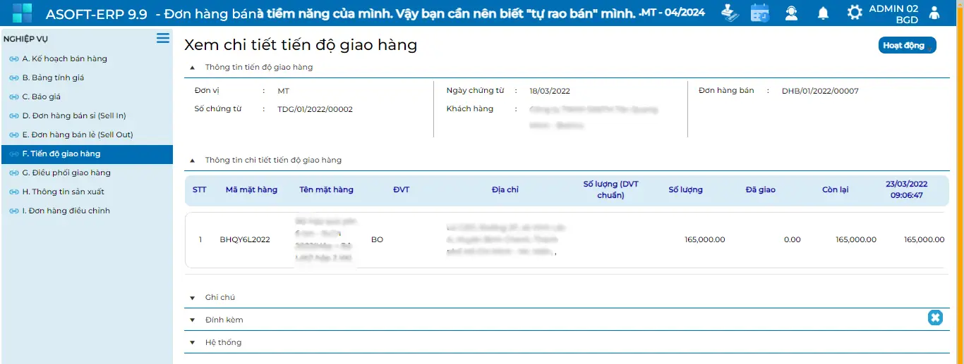 quản lý bán hàng