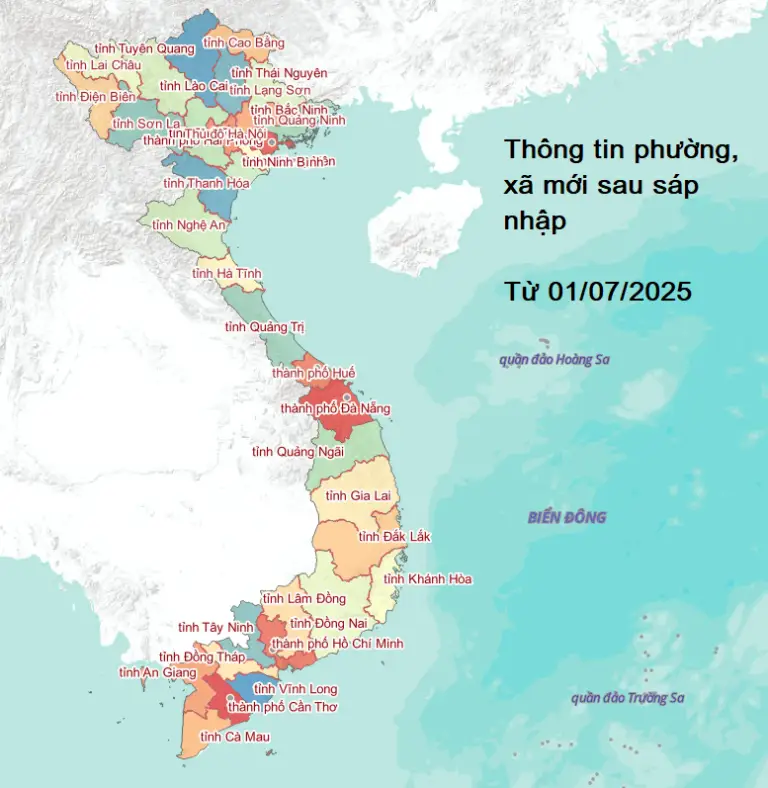 Hướng dẫn cách tra cứu thông tin Phường, Xã mới sau sáp nhập từ 01/07/2025