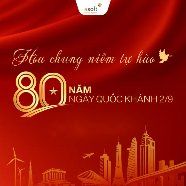 ASOFT chào mừng kỷ niệm 80 năm Quốc Khánh 2/9