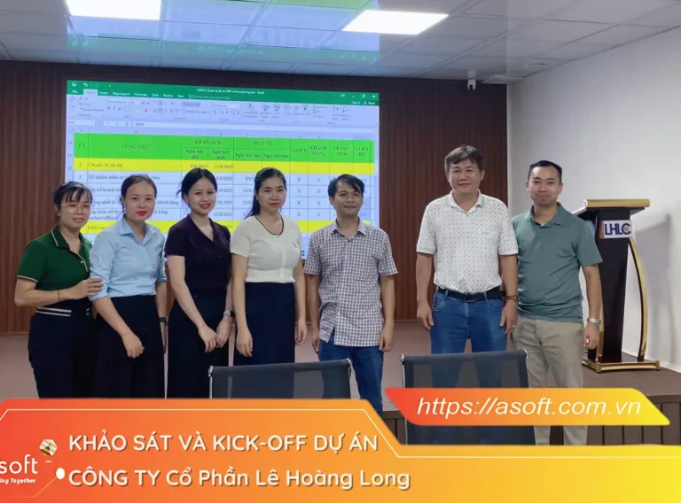 le_hoang_long Kick Off – Dự án ASOFT-ERP cùng Công ty Cổ phần Lê Hoàng Long
