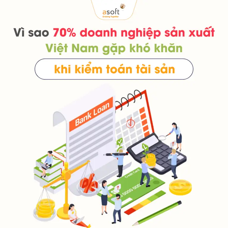 Vì sao 70% doanh nghiệp sản xuất Việt Nam gặp khó khăn khi kiểm toán tài sản