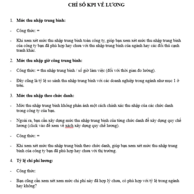 [Free Download] Bộ KPI nhân sự 2025 cho doanh nghiệp