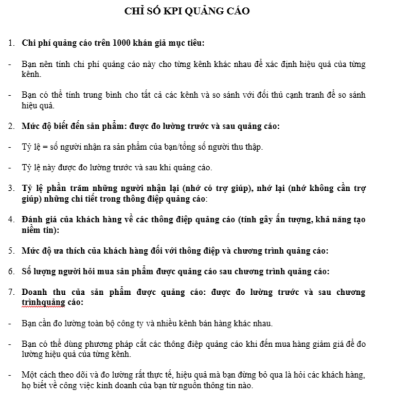 Bộ KPI Marketing Chuẩn hóa chiến lược tiếp thị cho doanh nghiệp 2025