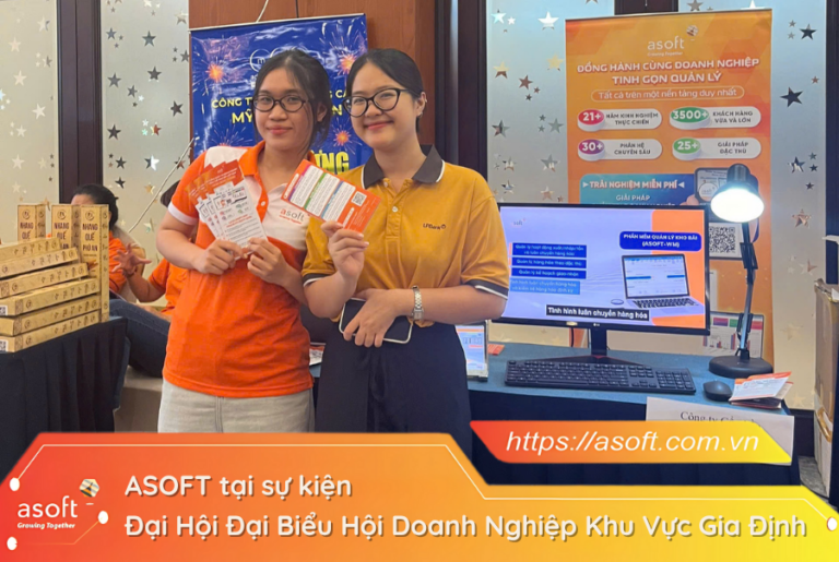 ASOFT đồng hành cùng cộng đồng doanh nghiệp tại sự kiện “Đại Hội Đại Biểu Lần Thứ I - Hội Doanh Nghiệp Khu Vực Gia Định”