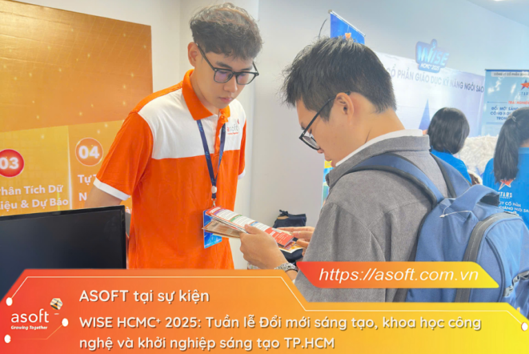 ASOFT tại sự kiện WISE HCMC⁺ 2025