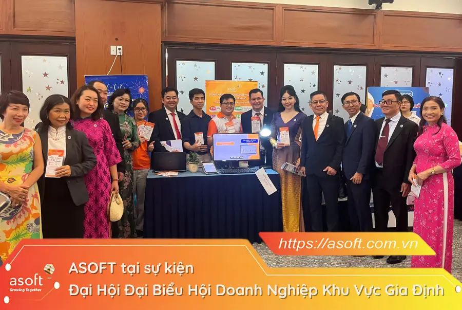 ASOFT đồng hành cùng cộng đồng doanh nghiệp tại sự kiện “Đại Hội Đại Biểu Lần Thứ I – Hội Doanh Nghiệp Khu Vực Gia Định”