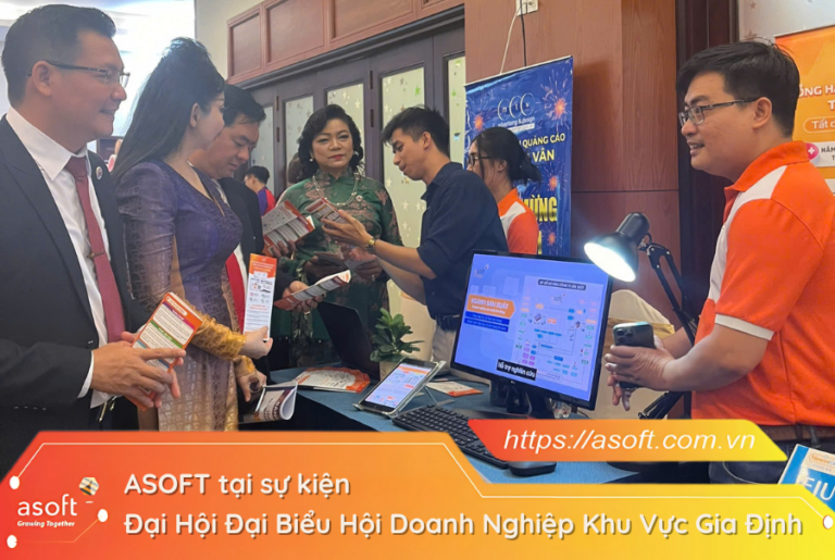ASOFT đồng hành cùng cộng đồng doanh nghiệp tại sự kiện “Đại Hội Đại Biểu Lần Thứ I - Hội Doanh Nghiệp Khu Vực Gia Định”