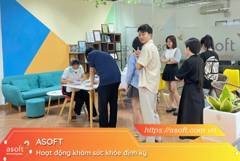 Hoạt động khám sức khỏe định kỳ tại ASOFT