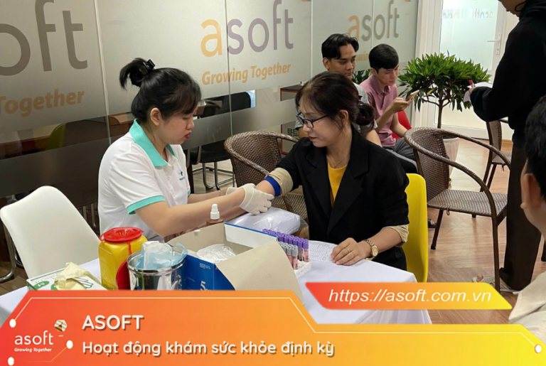 Hoạt động khám sức khỏe định kỳ tại ASOFT