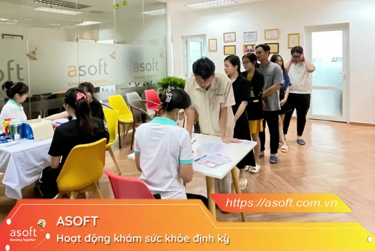 Hoạt động khám sức khỏe định kỳ tại ASOFT