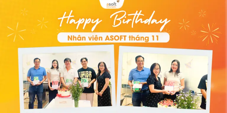 ASOFT chúc mừng sinh nhật nhân viên Tháng 11