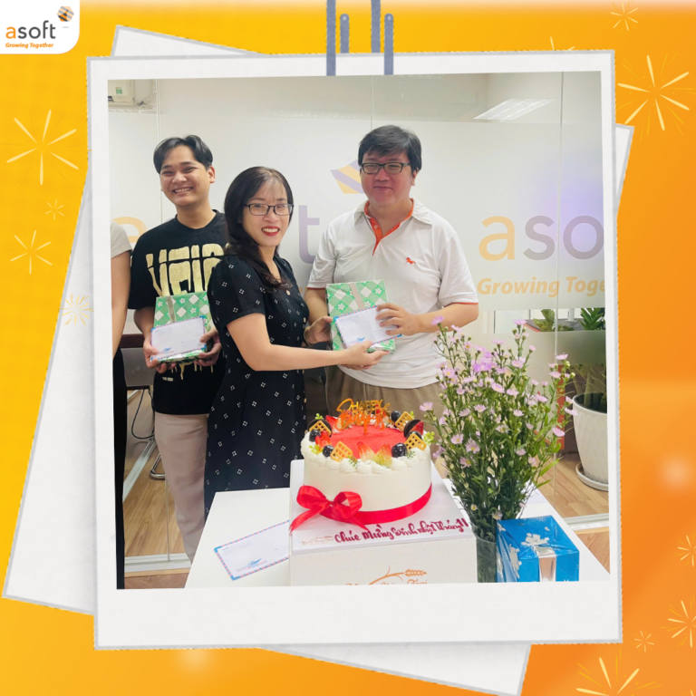 ASOFT chúc mừng sinh nhật nhân viên Tháng 11