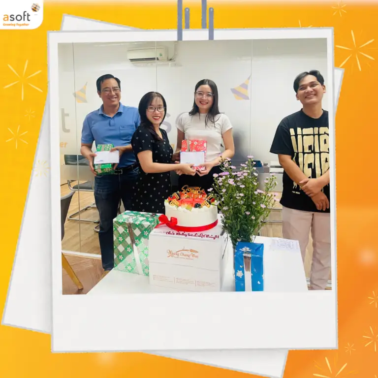 ASOFT chúc mừng sinh nhật nhân viên Tháng 11