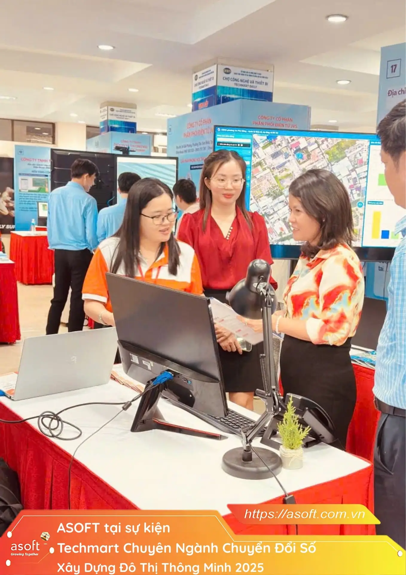 HÌNH ẢNH ASOFT TẠI SỰ KIỆN TECHMART CHUYÊN NGÀNH CHUYỂN ĐỔI SỐ XÂY DỰNG ĐÔ THỊ THÔNG MINH