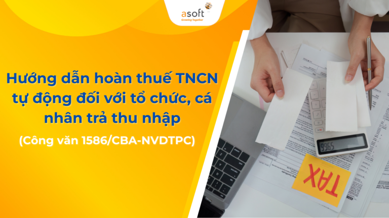 Hướng dẫn hoàn thuế TNCN tự động đối với tổ chức, cá nhân trả thu nhập