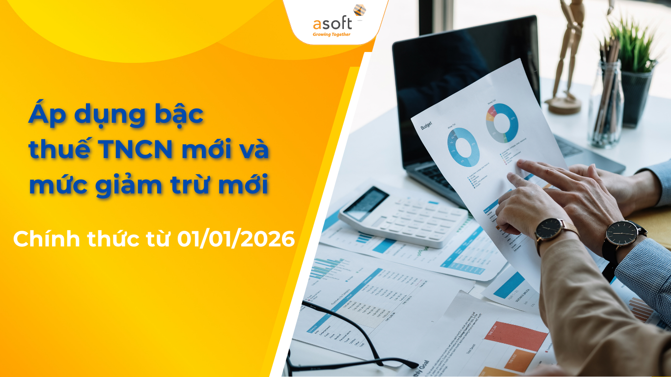 Áp dụng bậc thuế TNCN mới và mức giảm trừ mới chính thức từ 01/01/2026