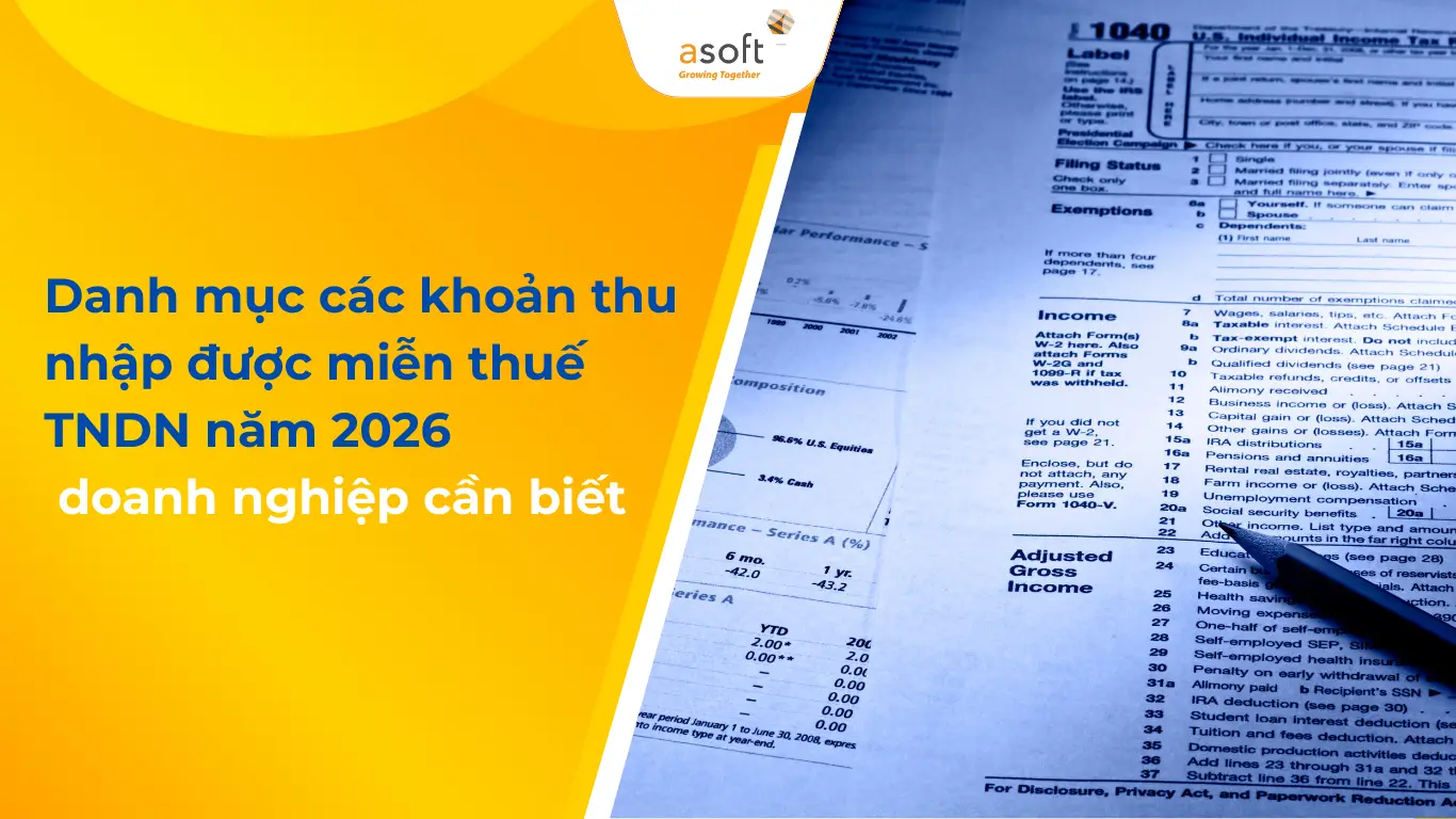 Danh mục các khoản thu nhập được miễn thuế TNDN năm 2026 doanh nghiệp cần biết