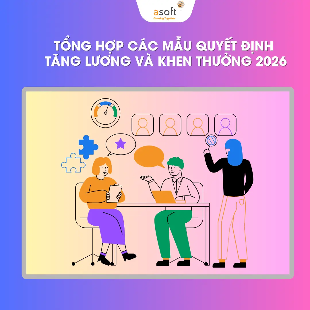 Tổng hợp các mẫu quyết định tăng lương và khen thưởng 2026