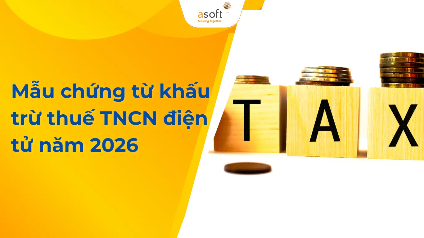 Mẫu chứng từ khấu trừ thuế TNCN điện tử năm 2026