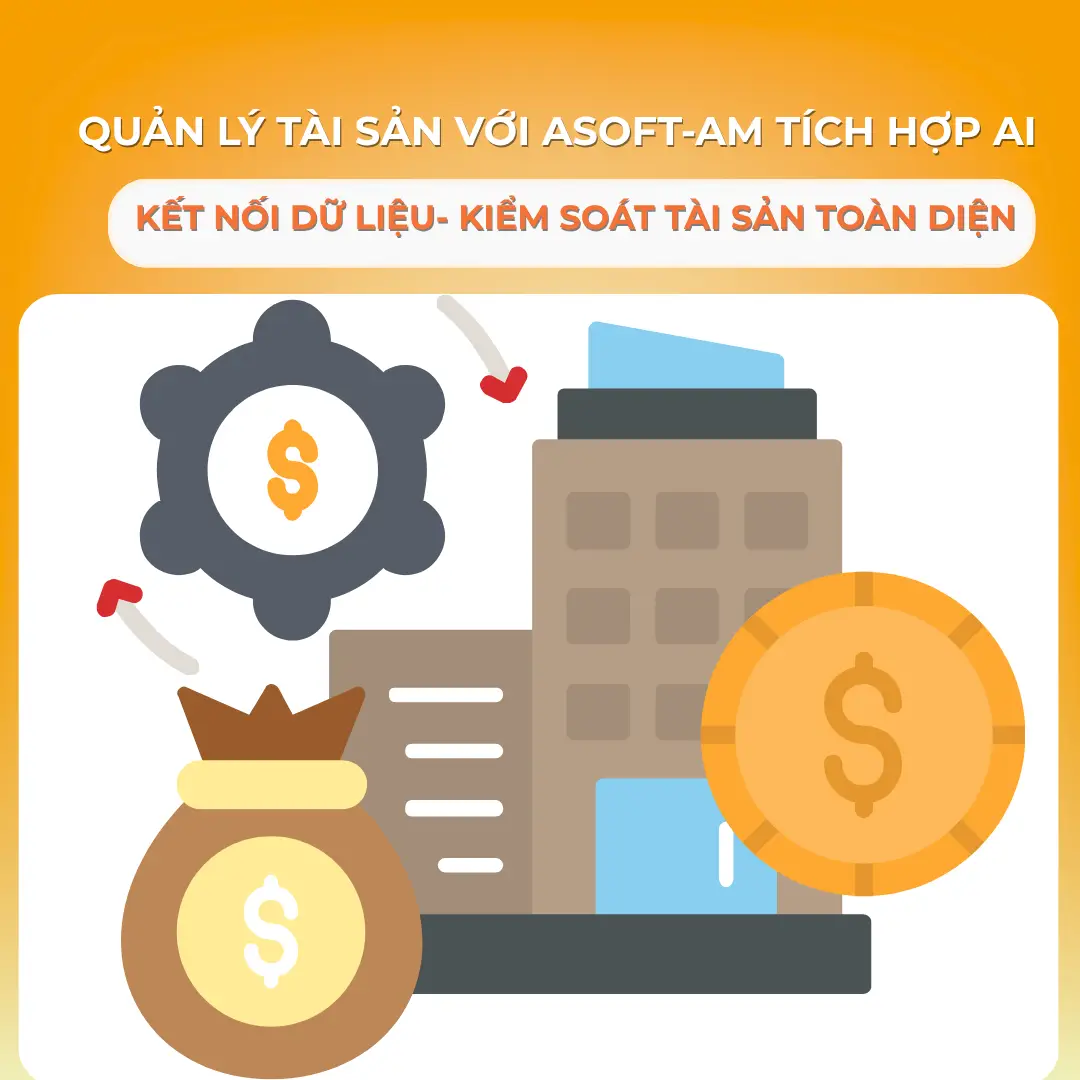 Quản lý tài sản với ASOFT-AM tích hợp AI: Kết nối dữ liệu- Kiểm soát tài sản toàn diện