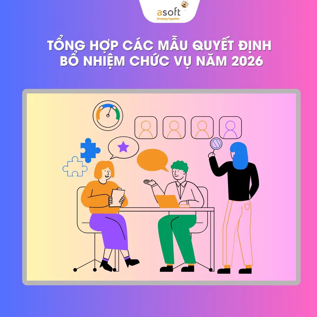 Tổng hợp các mẫu quyết định bổ nhiệm chức vụ năm 2026