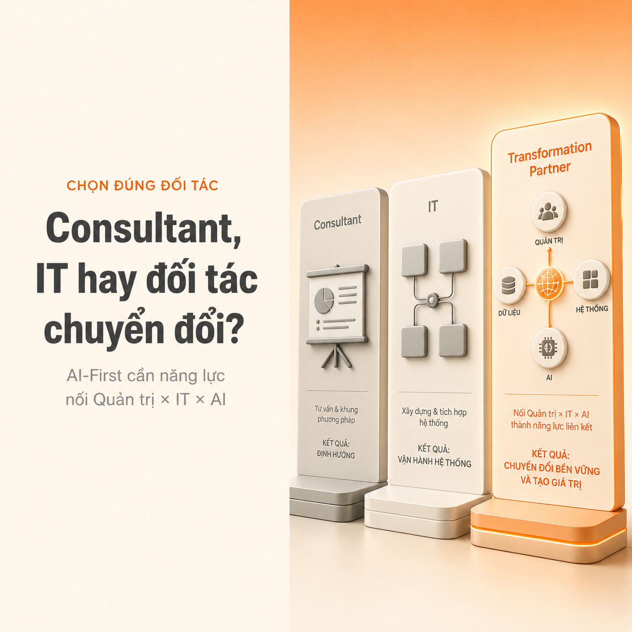 Consultant, IT Vendor hay Đối Tác Chuyển Đổi AI-First?