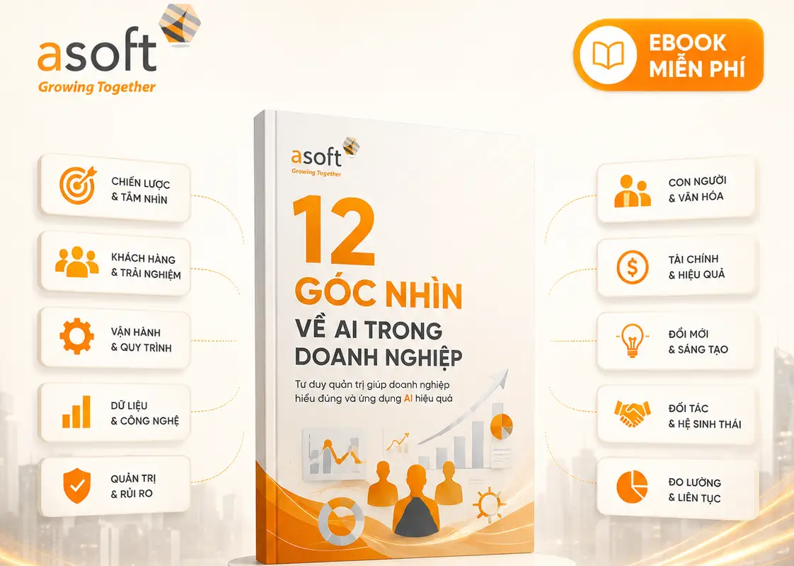 Ebook Miễn phí “12 Góc Nhìn Về AI Trong Quản Trị Doanh Nghiệp”